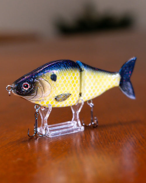 A photo of the Chart Shad by Bully Baits. 